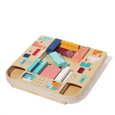 Montessori Wooden Tetris.