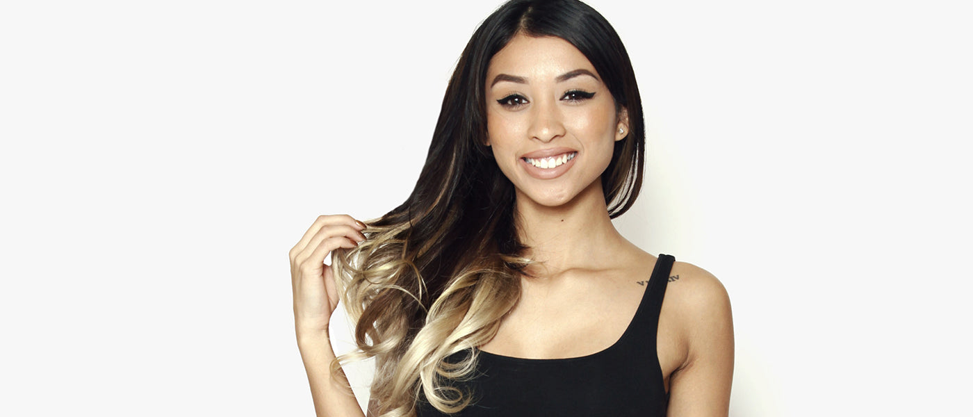 High Contrast Neutral Ombre Hair Extensions – Miellee Hair Company