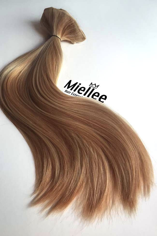 Weaving Hair Caramel Blonde Russian Silky Straight Miellee