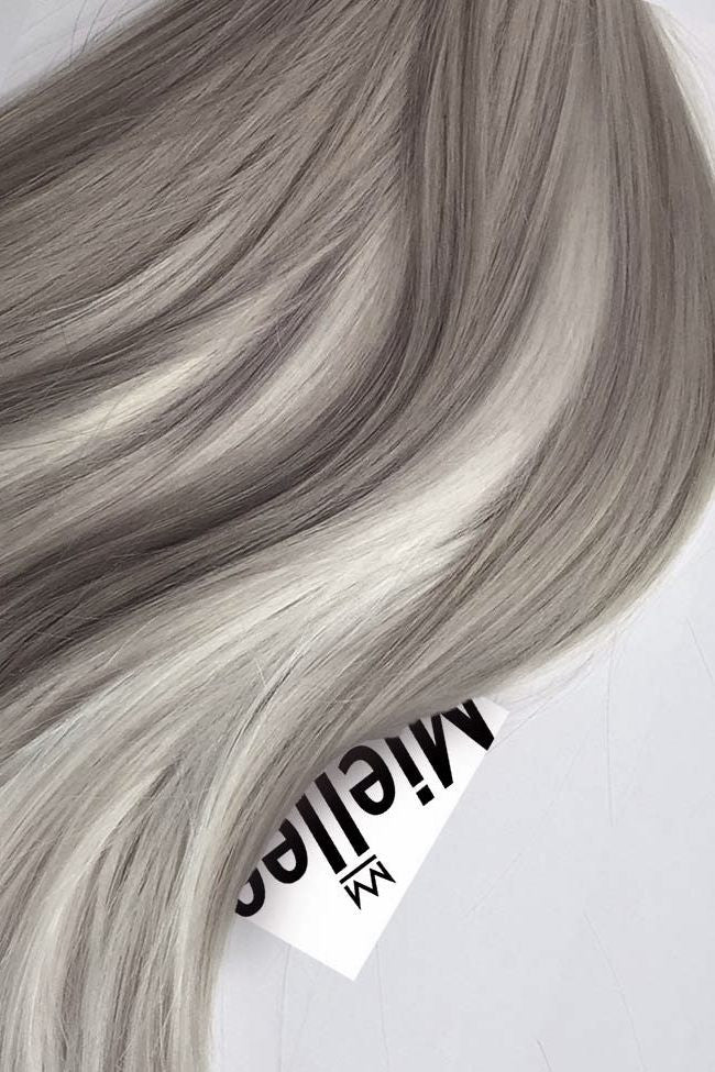 Medium Ash Blonde Balayage Hair Extensions Miellee Hair Company