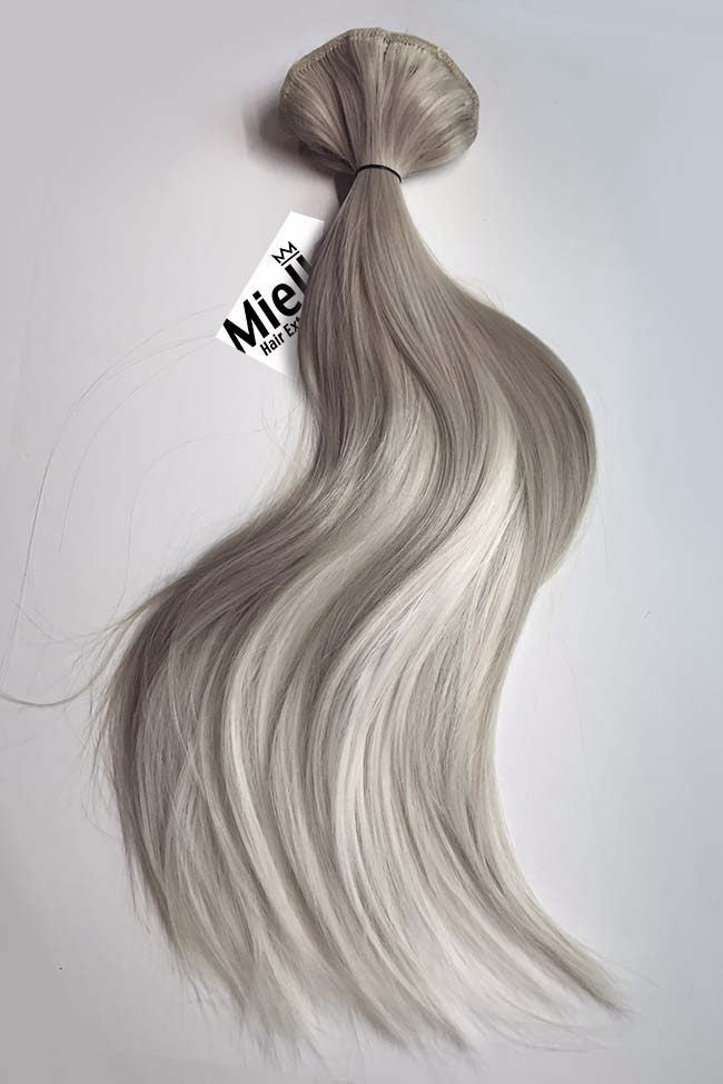 Medium Ash Blonde Balayage Hair Extensions Miellee Hair Company