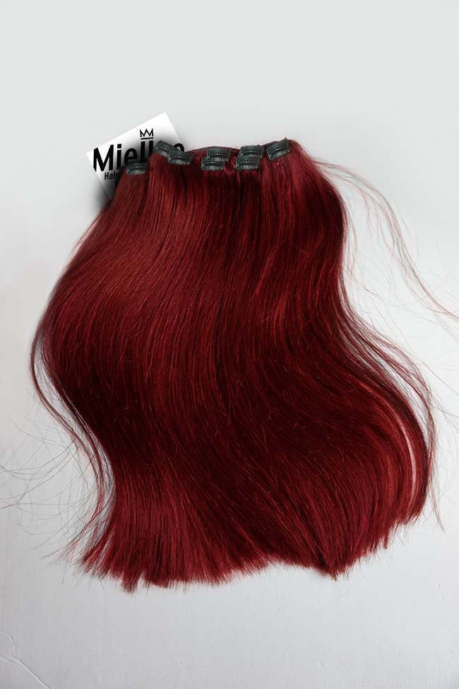 Ruby Red Clip In Extensions 