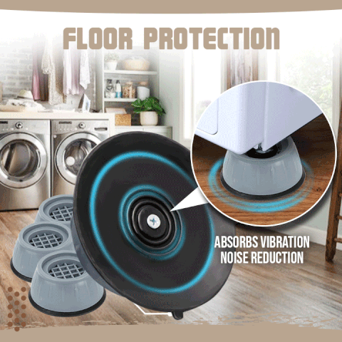 HONMEET 8Pcs washing machine floor mat Anti Vibration Pads Furniture washer  vibration pads refrigerator mats Lifting Pad refrigerator accessories