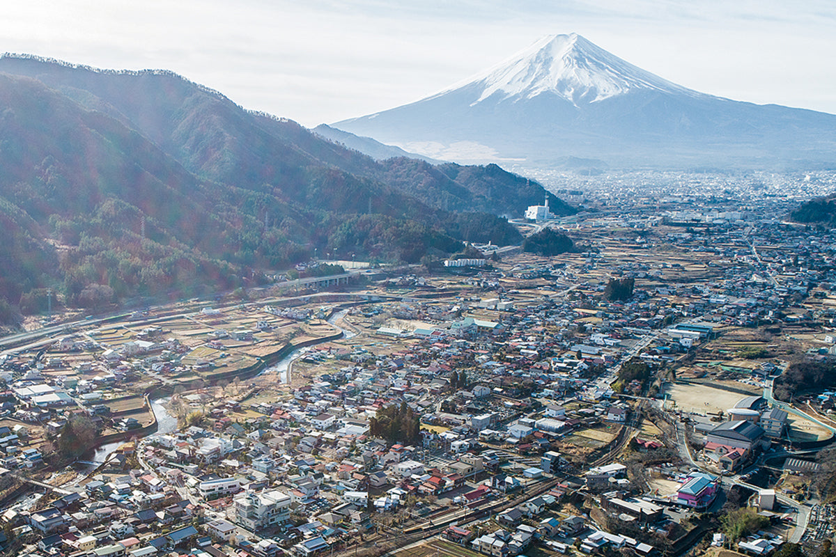 Nishikatsura Town, Yamanashi Prefecture, a leading textile production area