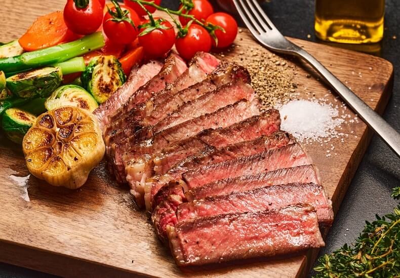 Reverse Seared Steak