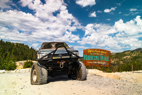 GlueTread and MORRFlate on the Rubicon Trail