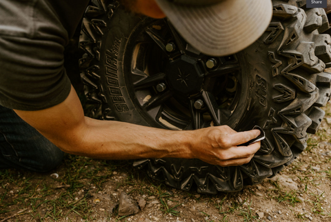 gluetread how to repair the sidewall of a tire