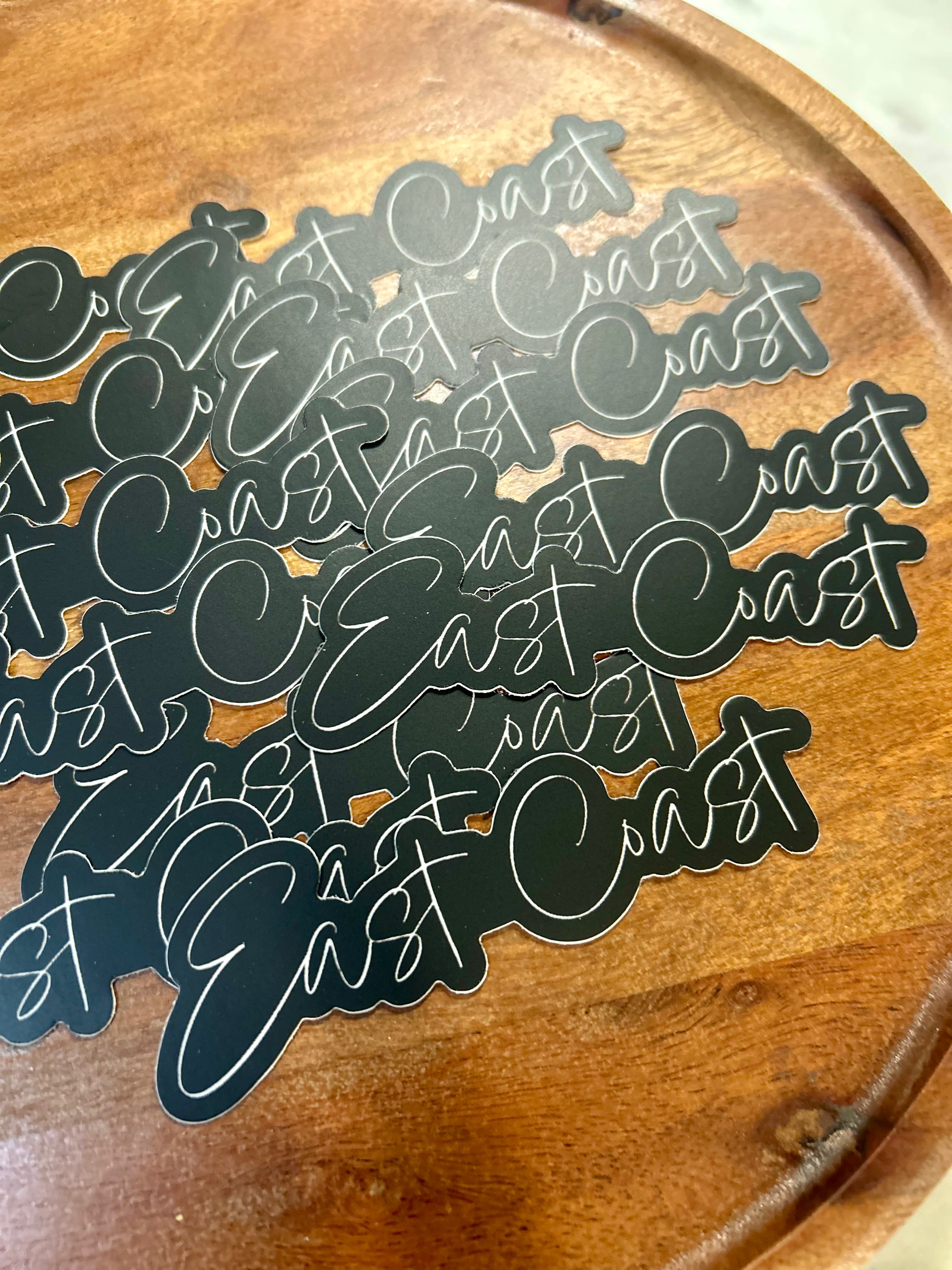 East Coast sticker • black