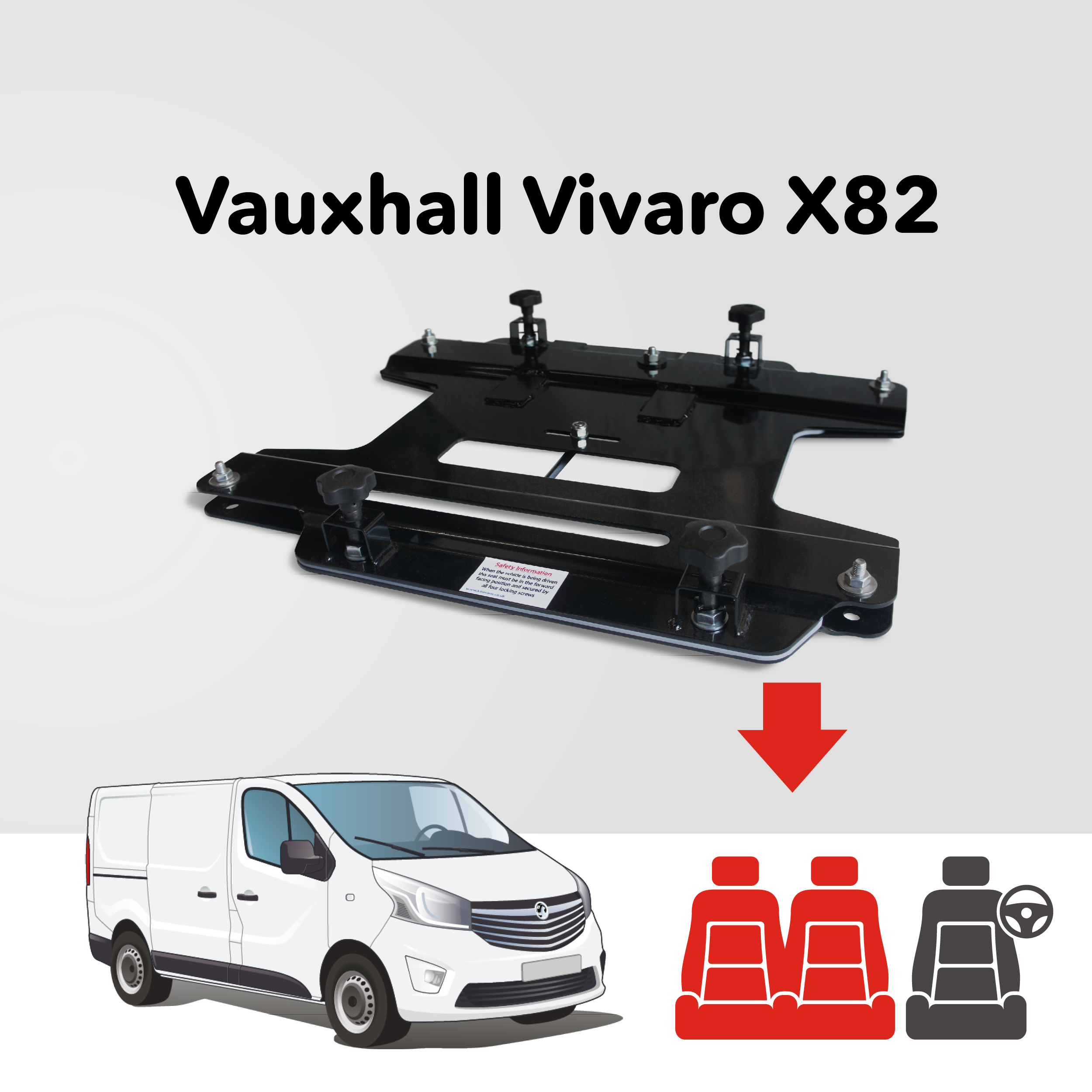 Siege avant droit (banquette double) RENAULT TRAFIC 3 COURT PHASE