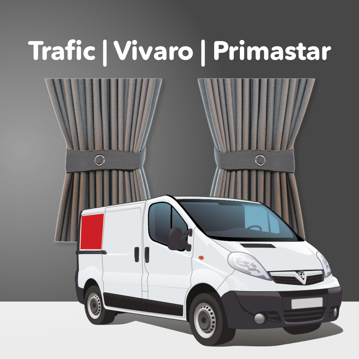 3-teiliges Vorhang Kit - Trafic / Vivaro / Primastar X83 2001-2014 2.