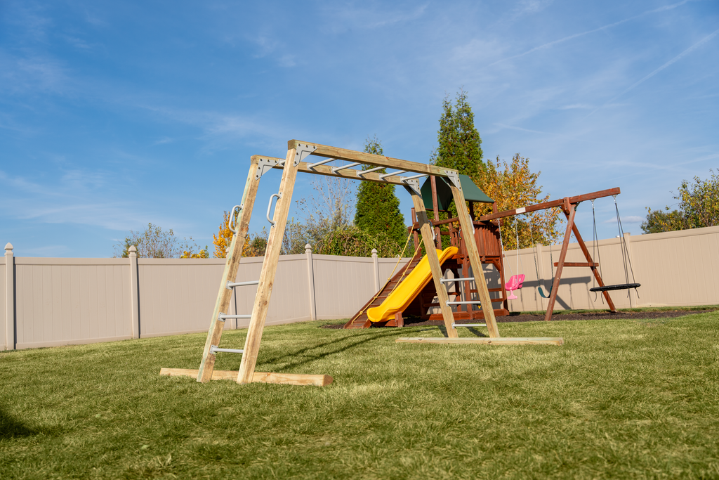 jack and june do it yourself monkey bars completed assembly