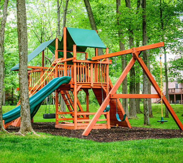 woodplay free round swing with the purchase of any playset