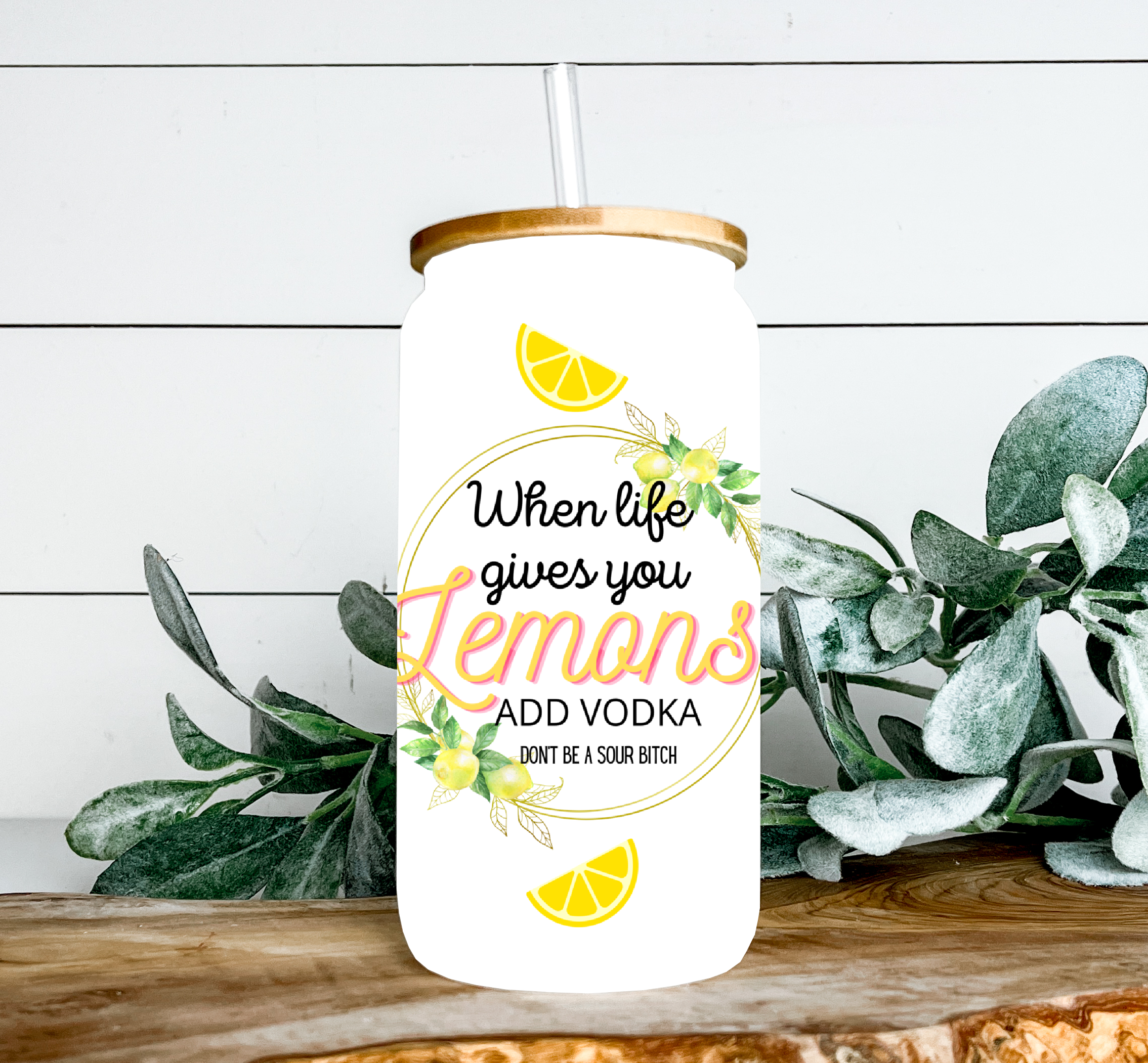 Vodka with a Dash of Lemons