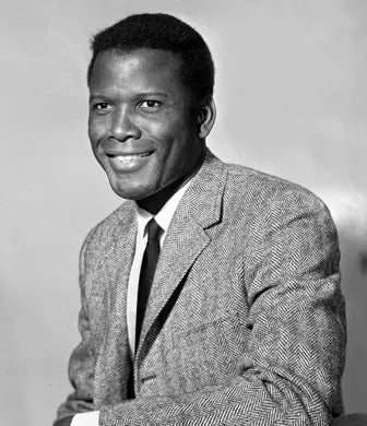 Sidney Poitier in Suit and Tie