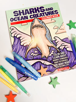 Coloring Book - Sharks and Ocean Creatures