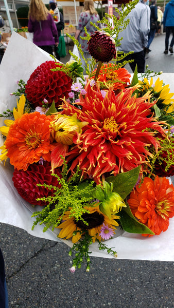Amazing Bouquet of flowers from Edmonds Summer Market