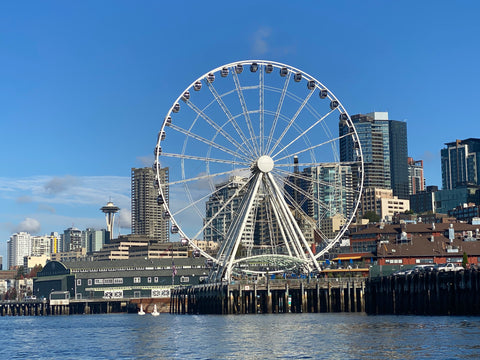 seattle skyline from Elliot bay