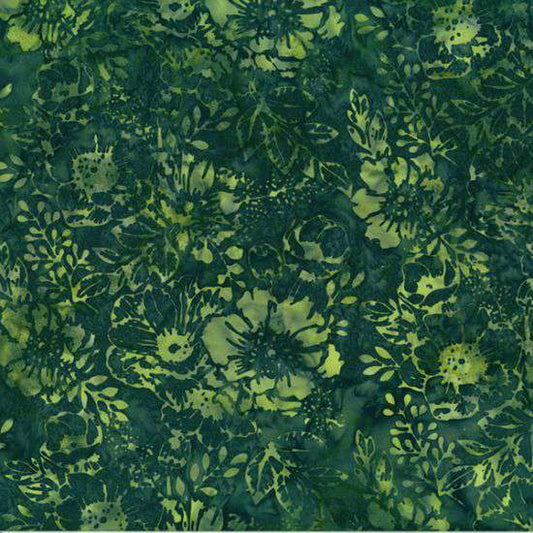 Hoffman Bali Batik V2531 19 Navy Eucalyptus Leaves By The Yard