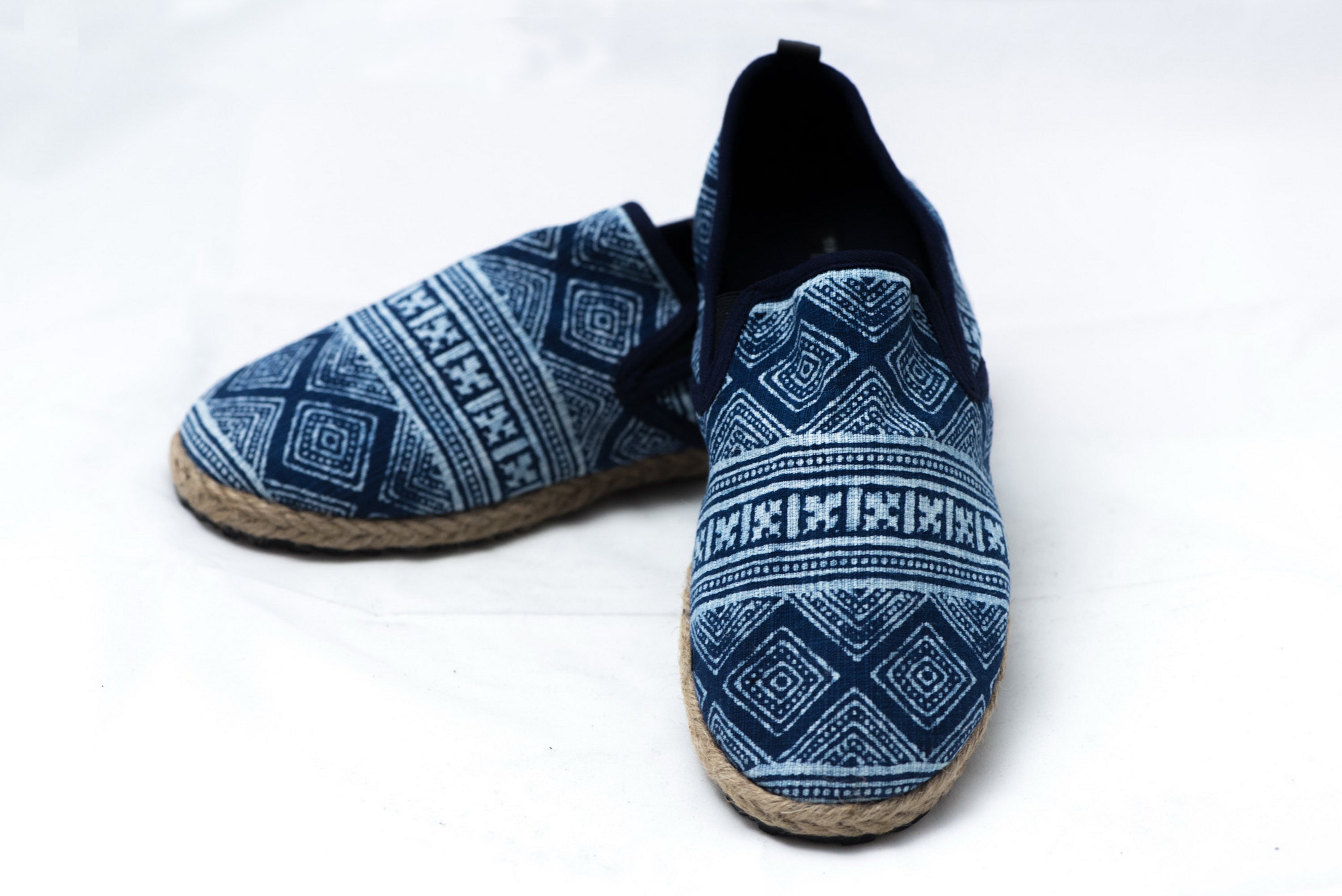 printed slip on shoes