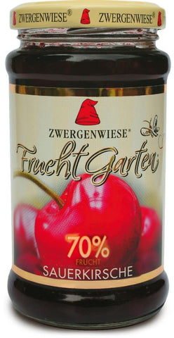 Kirschmousse (70% Frucht) glutenfrei BIO 225 g - ZWERGENWIESE