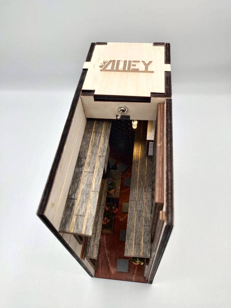 Japan Old Town Alleyworld Bookshelf Insert Box