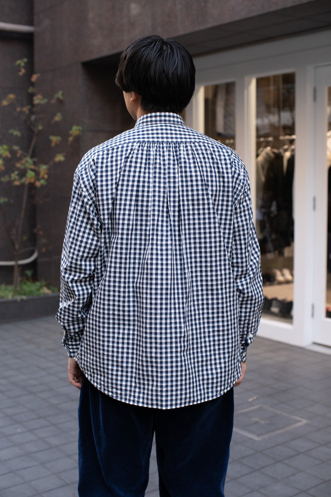 ポータークラシック ROLL UP GINGHAM CHECK SHIRT | m-novine.com