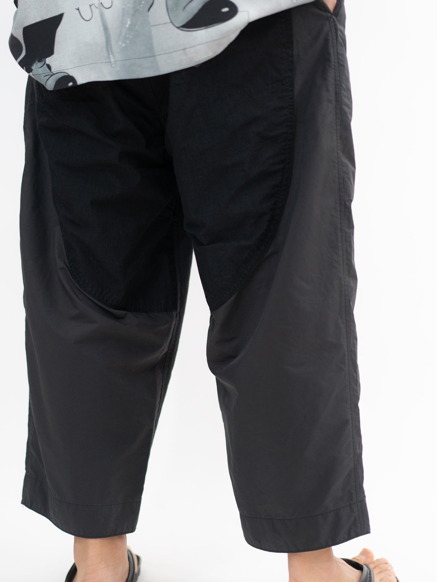 WEATHER WIDE PANTS -BLACK – DAN