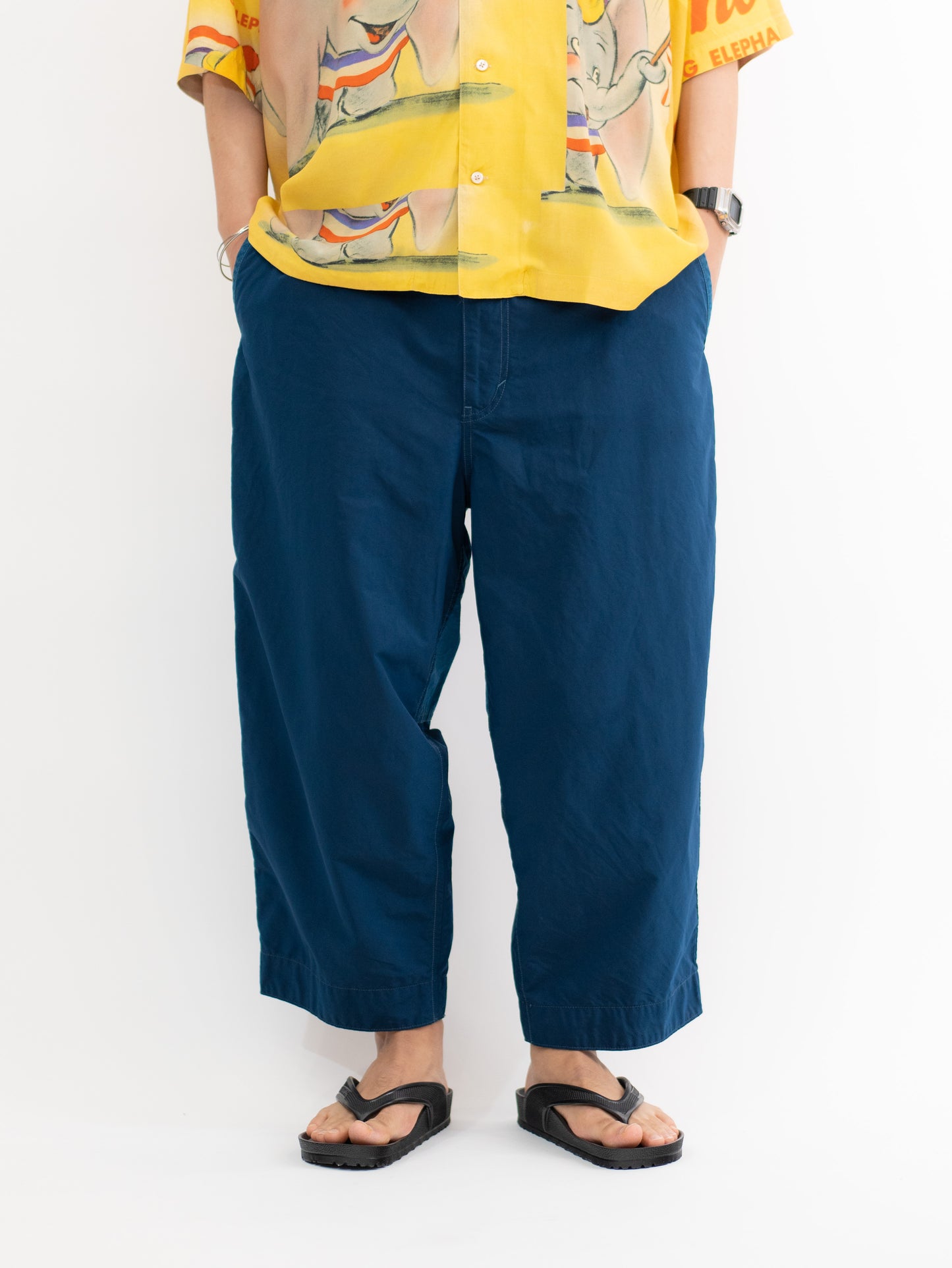 WEATHER WIDE PANTS - NAVY – DAN