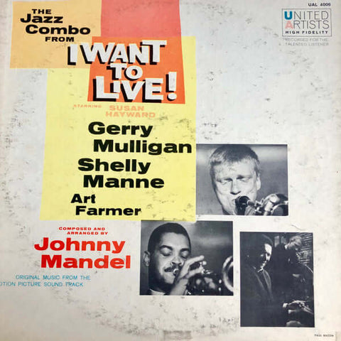 Gerry Mulligan : The Jazz Combo From "I Want To Live!" (LP, Album, Mono, Mic)