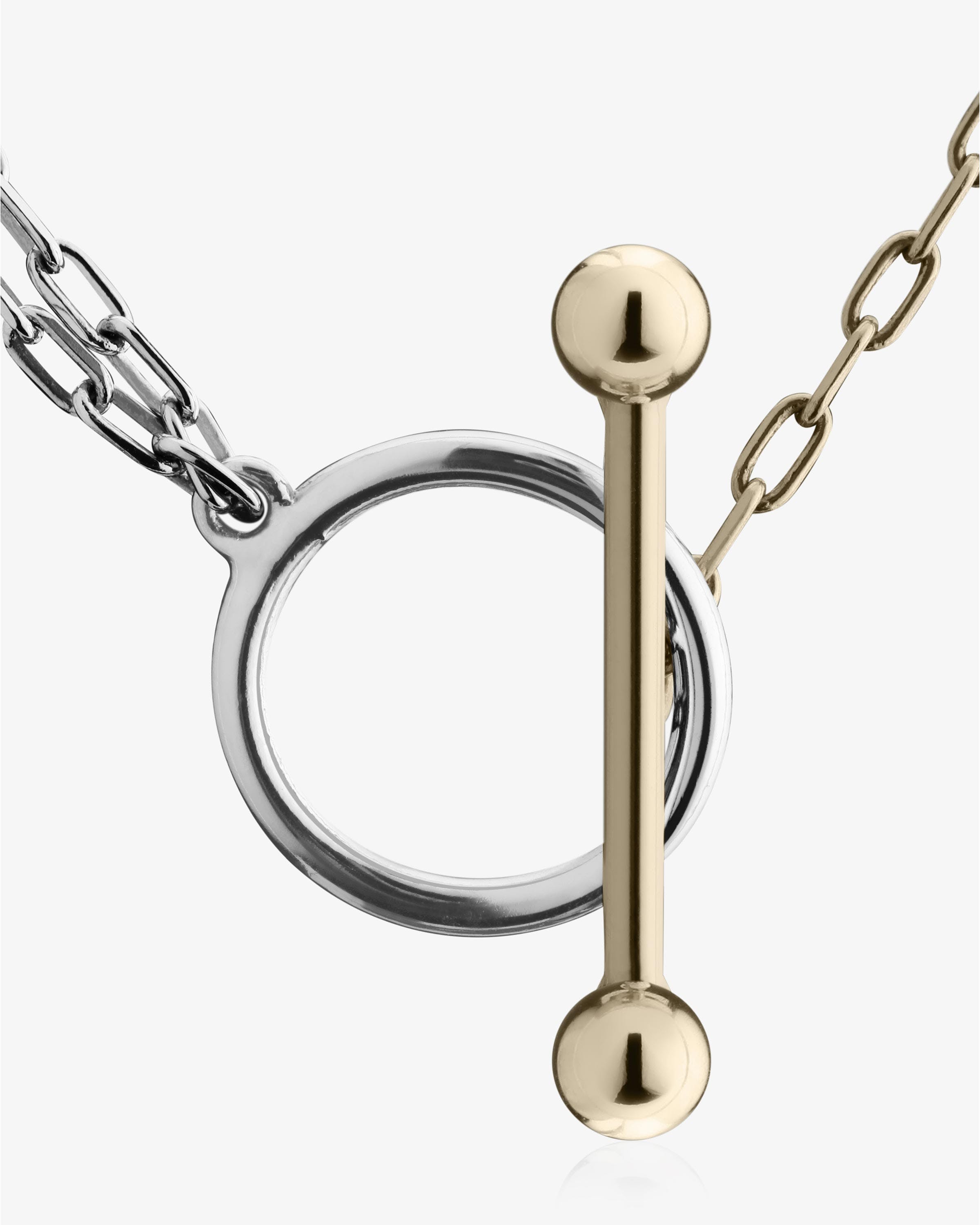 Gold Cuban T- bar Chain Necklace Choker | Larosa Jewellery UK