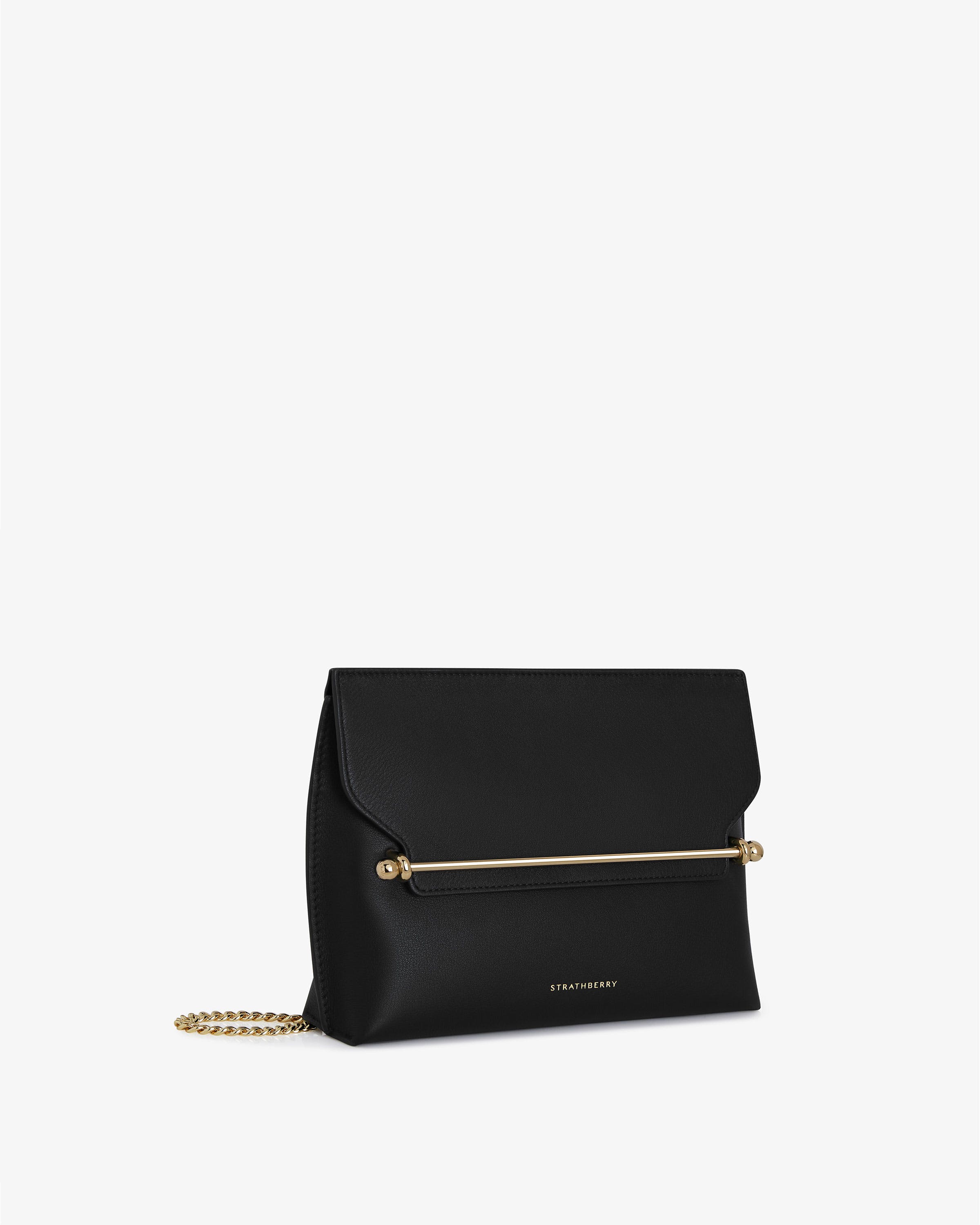 Strathberry - Stylist - Crossbody Leather Clutch - Black | Strathberry