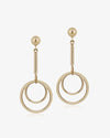 Picture of Circle Drop Earrings