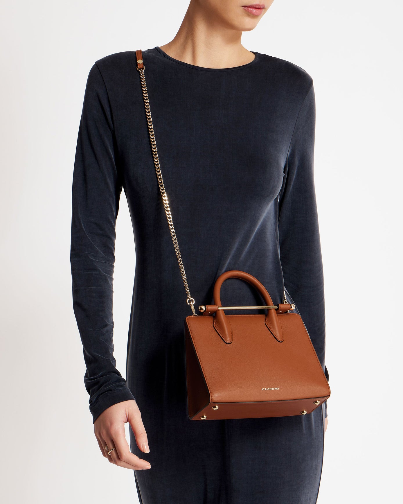 The Strathberry Mini Tote - Tan | Strathberry