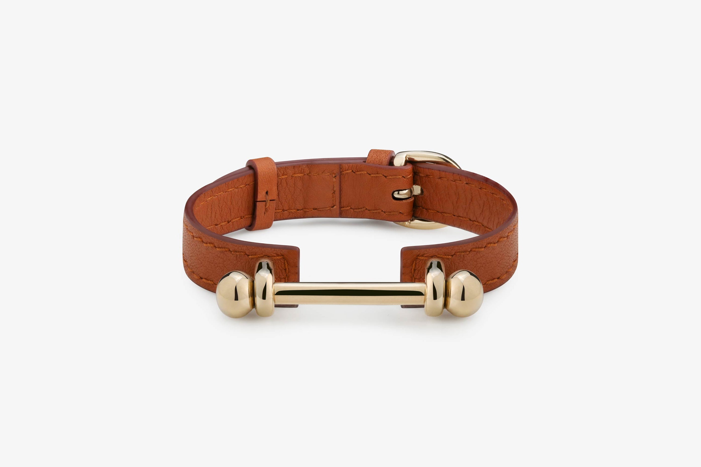 A view showcasing our Music Bar Bracelet - Chestnut