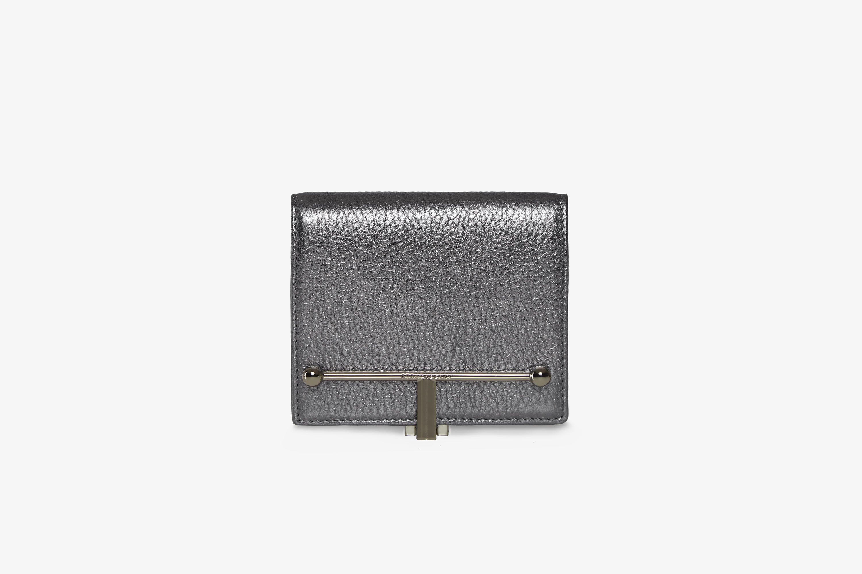 Image of Melville Street Wallet - Silver with Silver Hardware