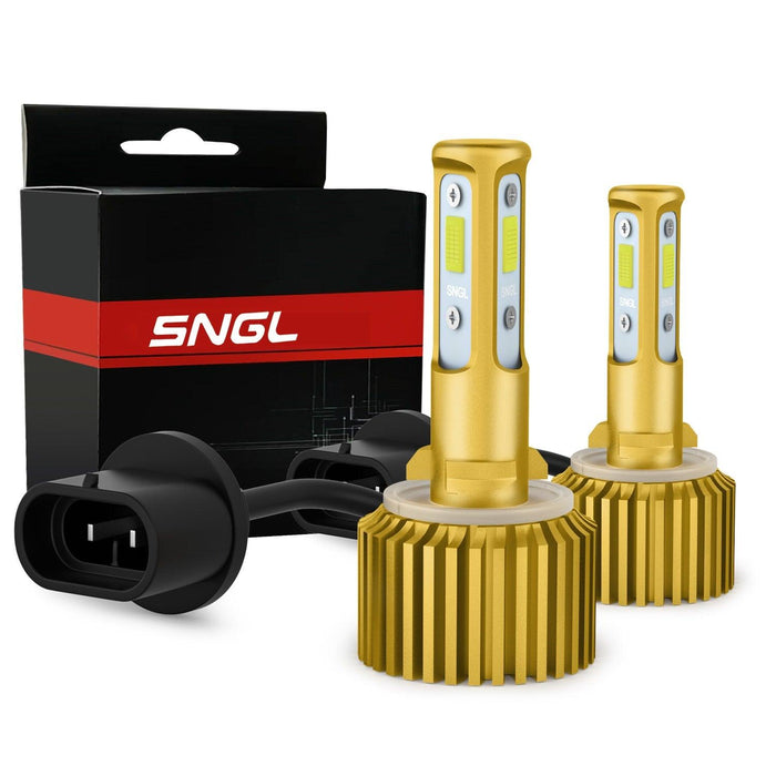 SNGL 880 Light 6000k White Fanless LED Bulbs for DRL — SNGLlighting