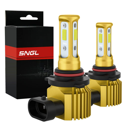 SNGL HB3 9005 LED Headlight Bulbs High and Low Beam, 150W 34000LM Per —  SNGLlighting
