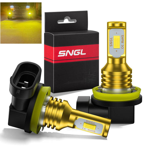 SNGL H3 Bombillas de luz antiniebla LED amarillas 3000k Extremadamente —  SNGLlighting