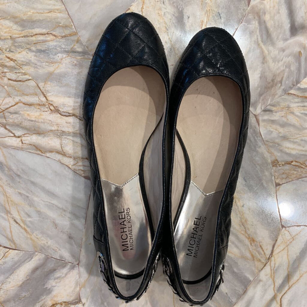 michael kors black ballet flats