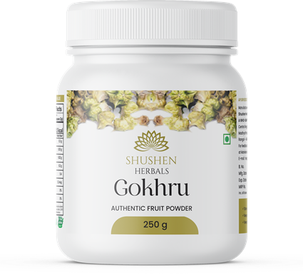 Use of gokharu powder