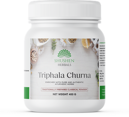 Use of Triphala powder