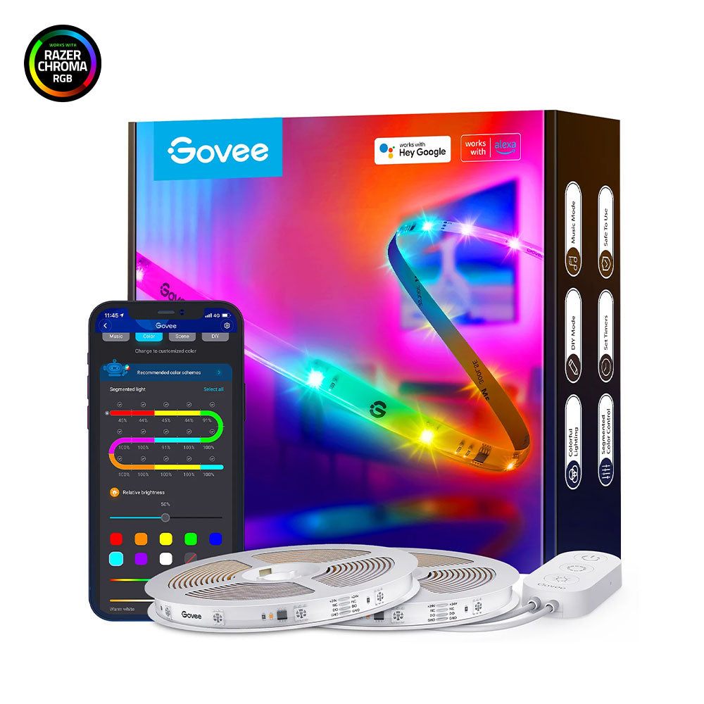 

Govee RGBIC LED Strip Lights With Protective Coating, 2*10m Rolls