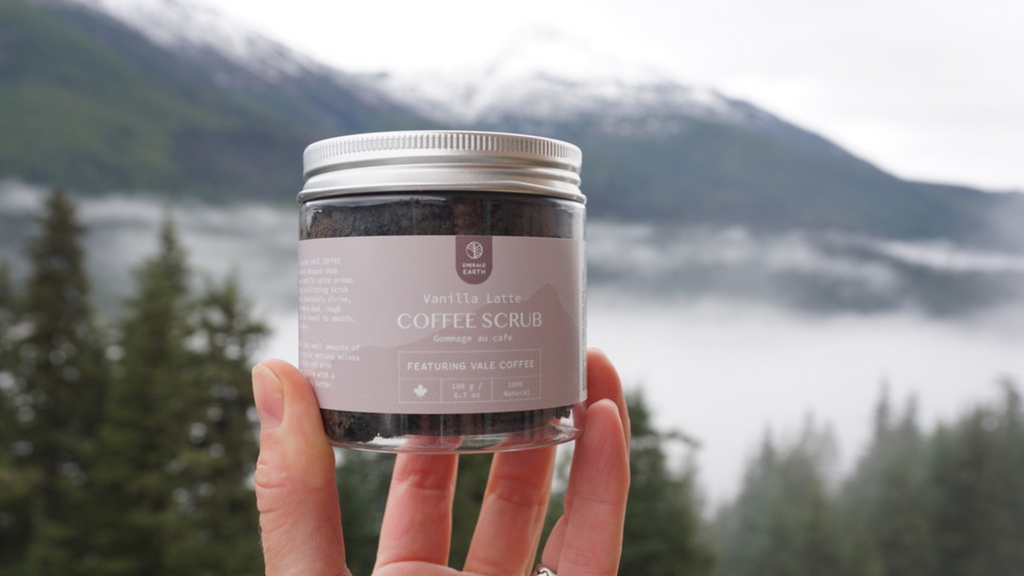 coffee body scrub featuring Vale Coffee