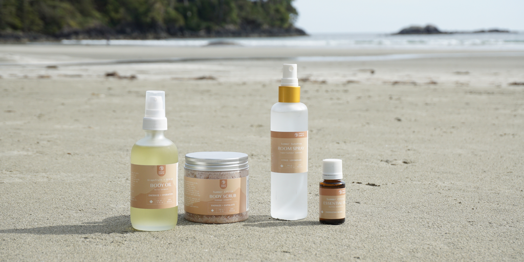 summer citrus body care products