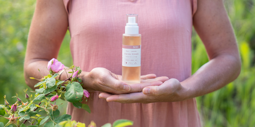 rose and lavender calming facial toner