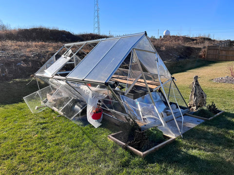 damage of a greenhouse