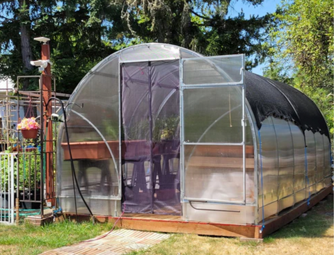 shade cloth on sigma greenhouse