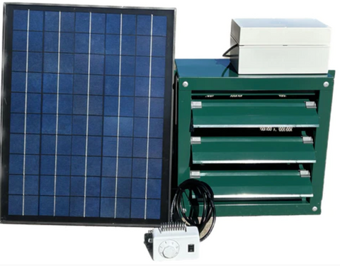 Exaco™ Solar Powered Greenhouse Exhaust Kit