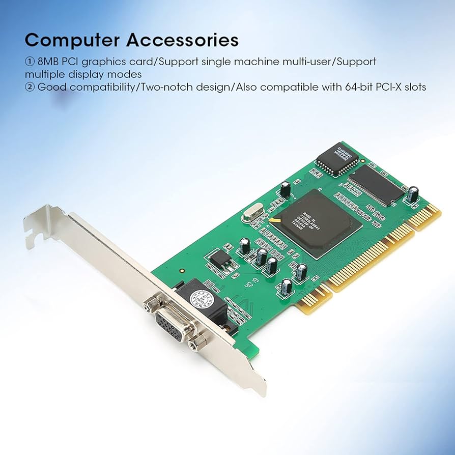 32 Bit PCI Graphics Card