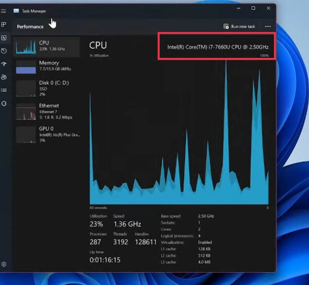 7th Gen CPU Windows 11